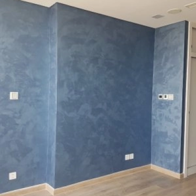 villa đô thi quận 2 - hạng mục cung cấp và thi công sơn hiệu ứng cashmere