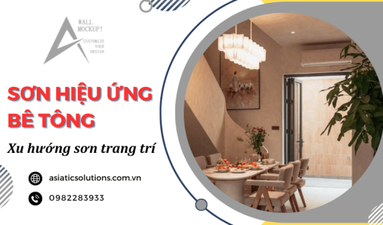 Đơn vị thi công sơn hiệu ứng bê tông đẹp, chuyên nghiệp, giá tốt tại TPHCM