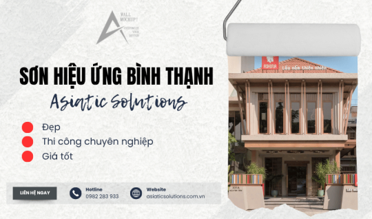 Sơn hiệu ứng Bình Thạnh đẹp, thi công chuyên nghiệp, giá tốt